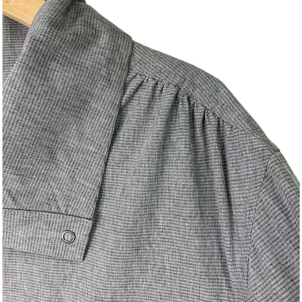 Duluth Sol Survivor Sun Protection Shirt Jac Womens Size 3X Gray NWT $79 - Picture 5 of 6